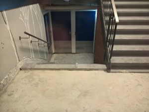 Verbouwing portiek vloeren